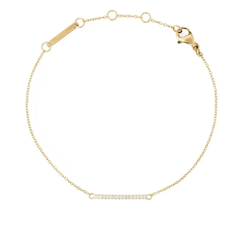 Elegante Gold-Plated Bracelet with Cubic Zirconia Mirelle Dw00401620