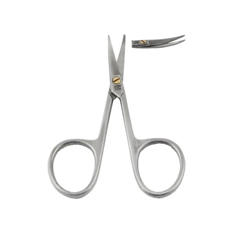 Stainless Steel Leather Scissors with Curved Blades
