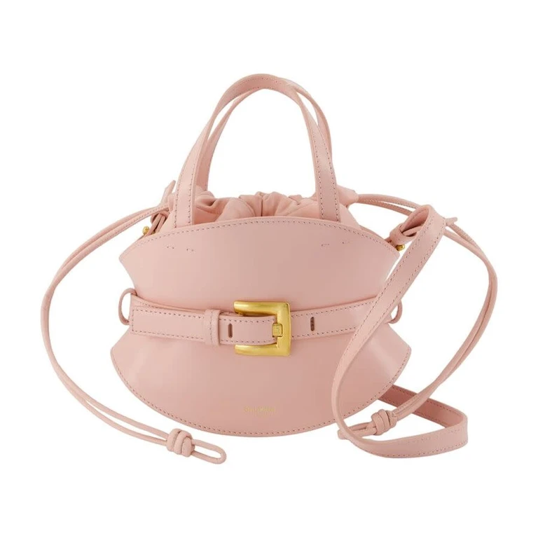 Calfskin Leather Top Handle Bag â Pink