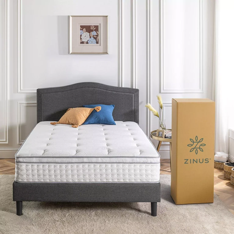 12" Euro Box Top Pocket Spring Hybrid King Mattress:- King