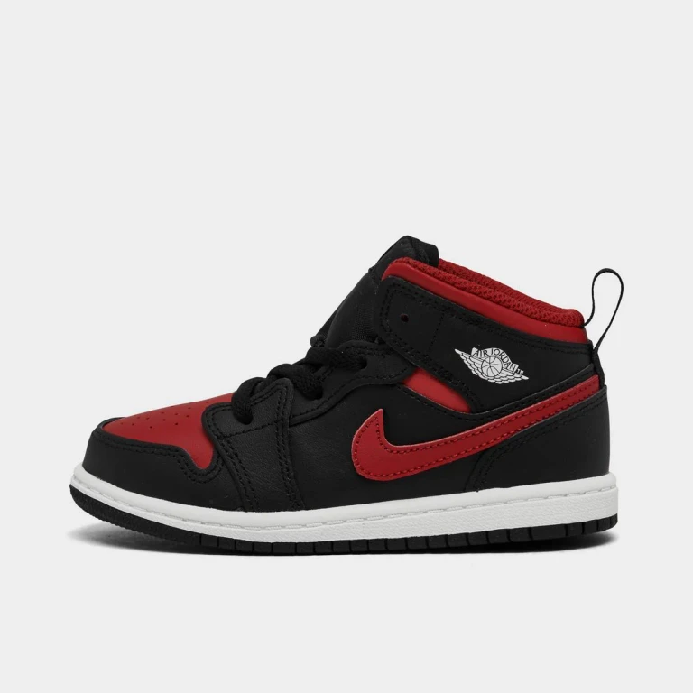[dq8425-067] Toddlers Air Jordan Retro 1 Mid 'bred Twist'
