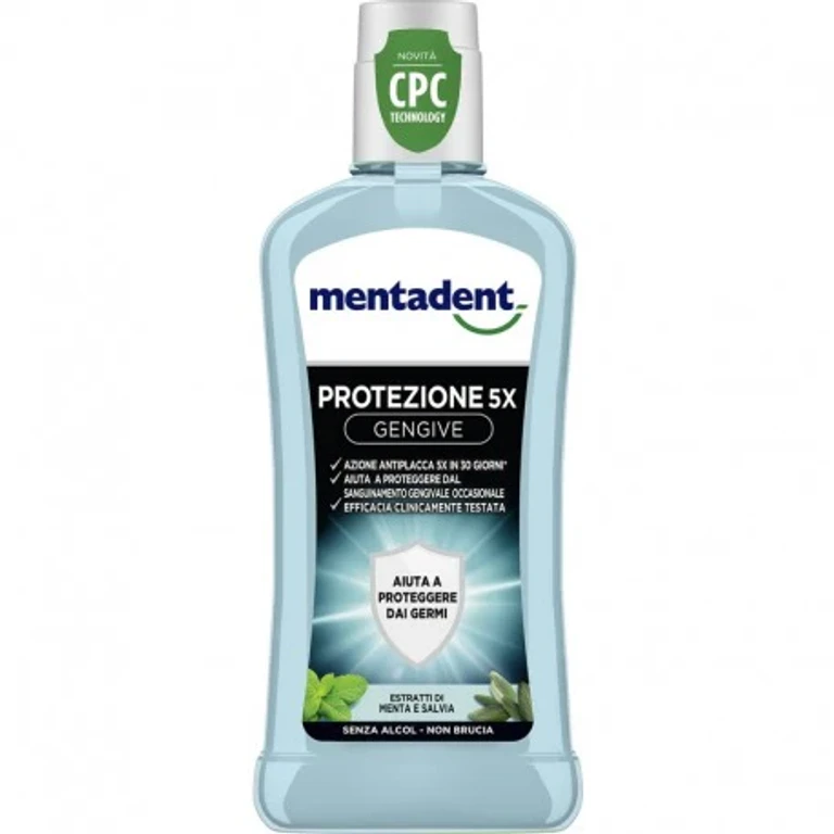 Collutorio Protezione 5X Gengive Senza Alcol Menta E Salvia 400 ml