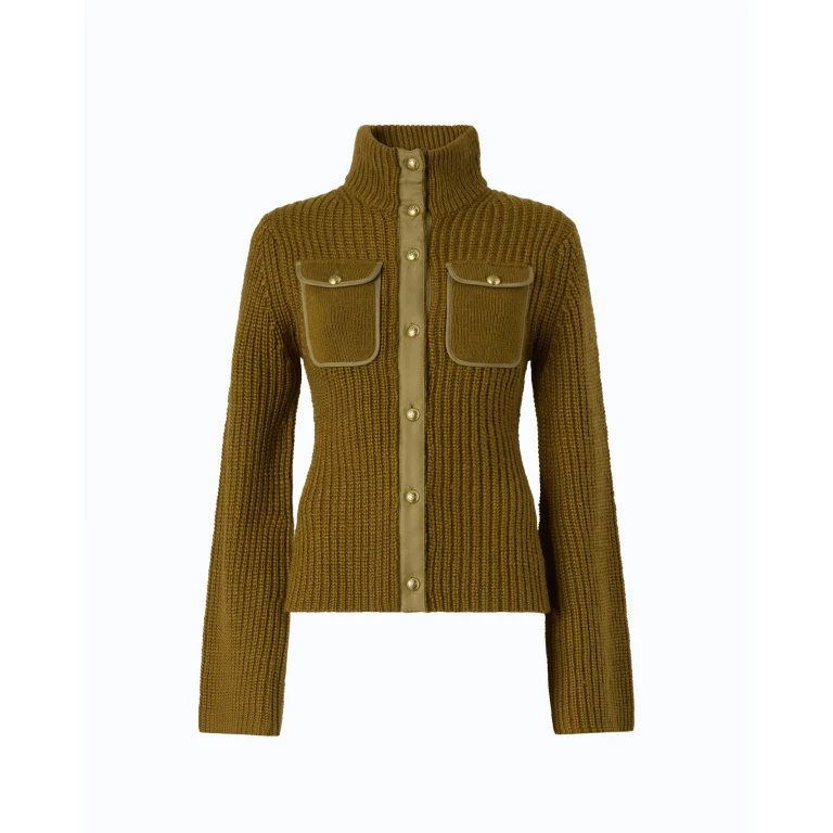 Cardigan côtelé avec poches - XS