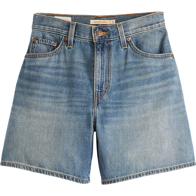 High Rise Baggy Shorts - Women's