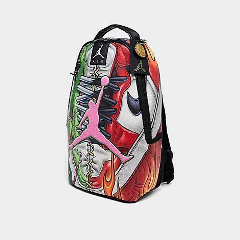 6 Rings Sneaker Backpack in Black/Multi