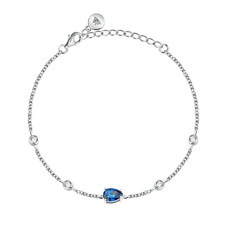 Charming Silver Bracelet With Zirconia Tesori Saiw201