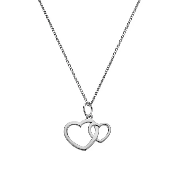 Silver Necklace for Mom Silver Whisper Swp006 (Chain, Pendant)