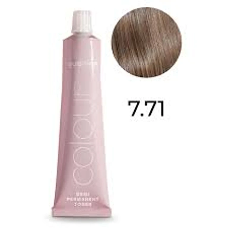 Senseo 암모니아 없는 세미퍼머넌트 헤어 염색약 7/71 미디엄 애쉬 블론드 60ml