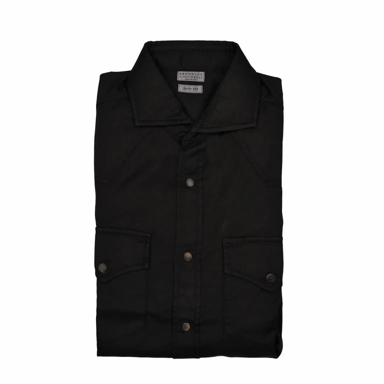 Black Easy Fit Shirt
