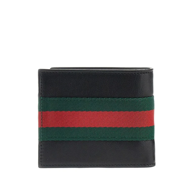 Leather bi-fold wallet Man One Size