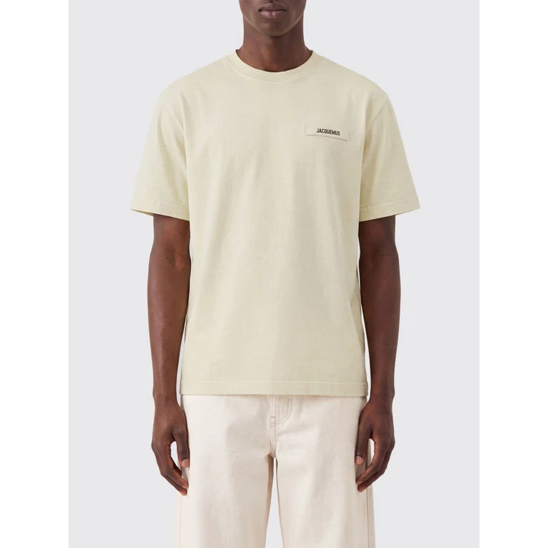Contrast Appliqué Logo Cotton Crew-Neck T-Shirt (TSM00133AJ00226205)