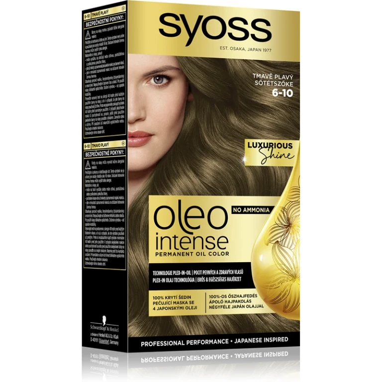 Oleo Intense permanent hair dye with oil color 6-10 Dark Blond