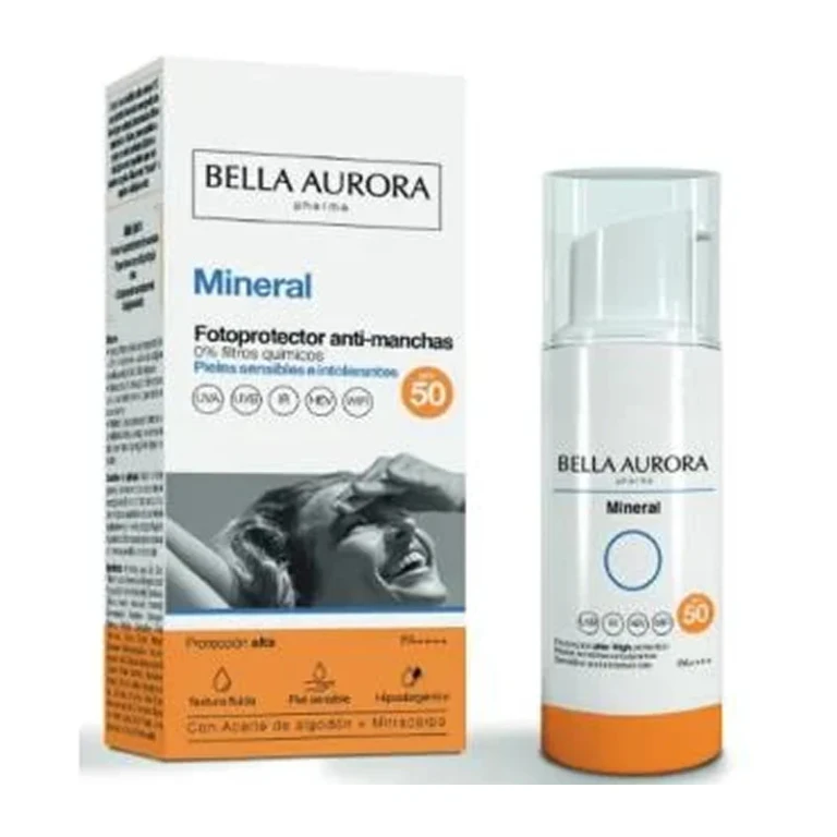 Mineral Sunscreen Cream Anti-Stains SPF 50 50 ml