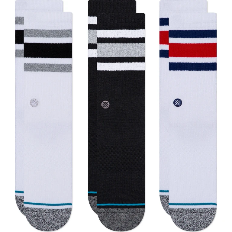 The Boyd 3 Pack Crew Socks - Unisex