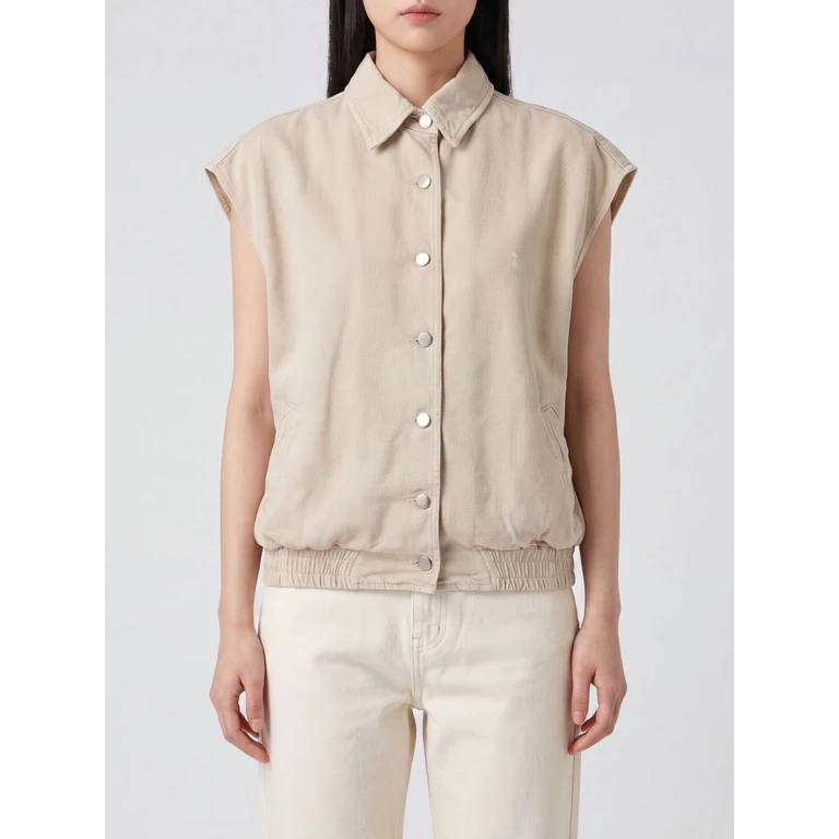 Ines Cropped Short-Sleeve Denim Shirt Jacket (INESPT2039)