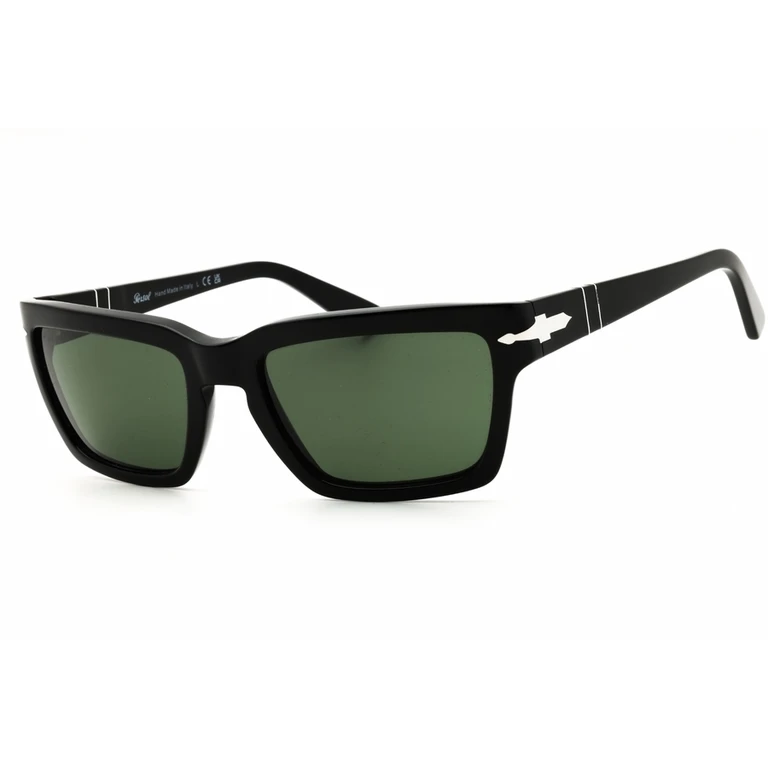 Unisex Black Rectangular Sunglasses PO3363S