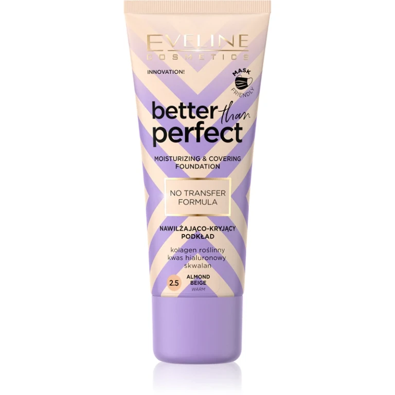 Better Than Perfect Full Coverage Foundation Moisturizing Effect Color 2.5 Almond Beige Warm 30 Ml