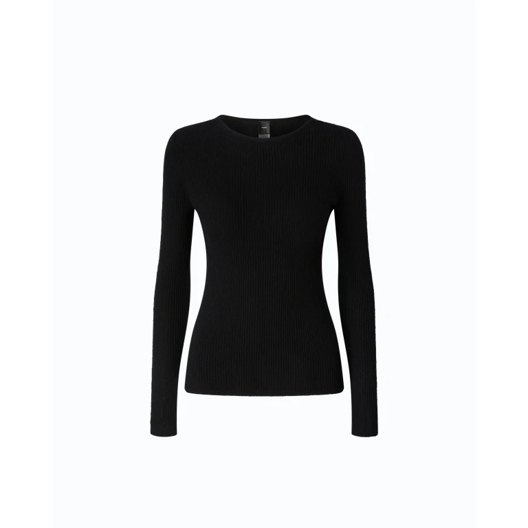 Pull côtelé à dentelle - XS