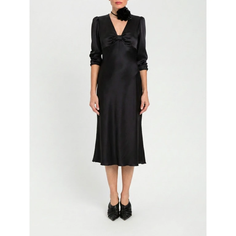Satin Midi Dress (261AP225100006)