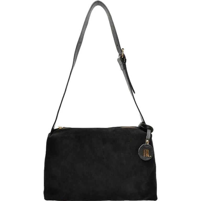 Black Leather Handbag for Women