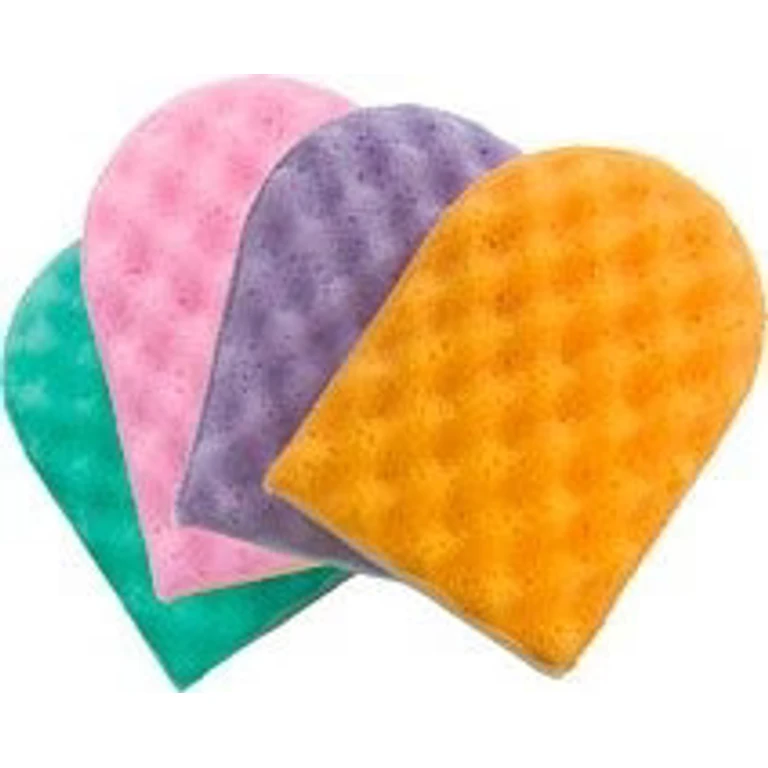 Oceania - Double Action Sponge Massage Glove Various Colors 047