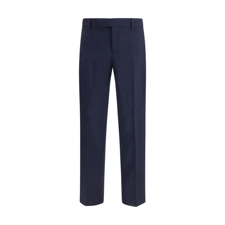 Tailored Pants Dark Blue Wool