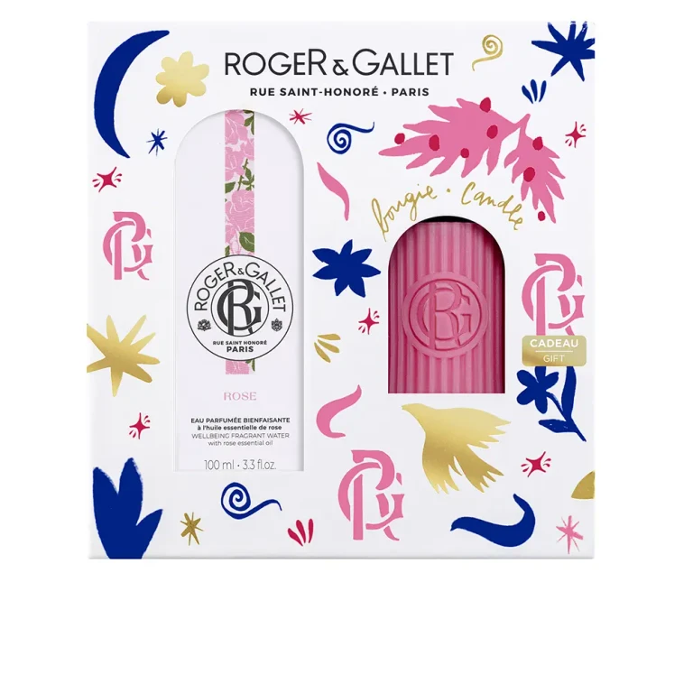 Rose Set Beneficial Water 100ml + Scented Candle