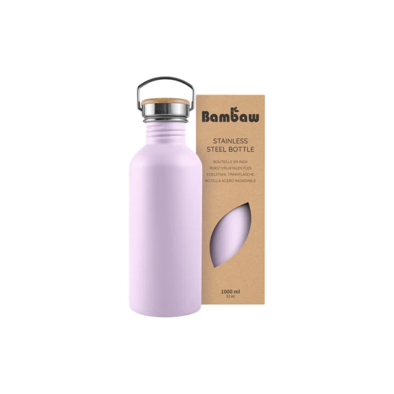 Stainless Steel Water Bottle, 1000ml, Lavender Haze