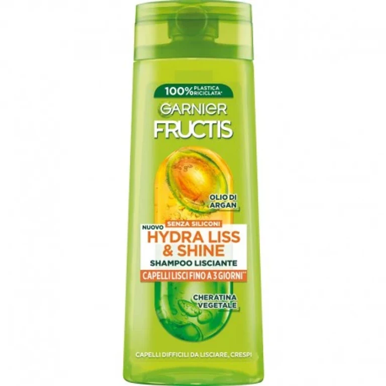 Fructis Smoothing Shampoo Hydra Liss For Frizzy Difficult To Straighten Hair 250 Ml