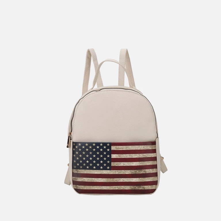 by Mia K. - Briella Flag Print Backpack