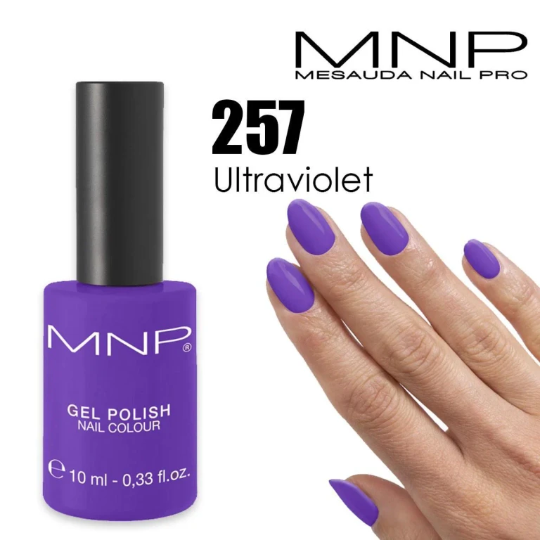 Gel Nail Polish Mesauda 10 Ml 257 Ultraviolet Purple