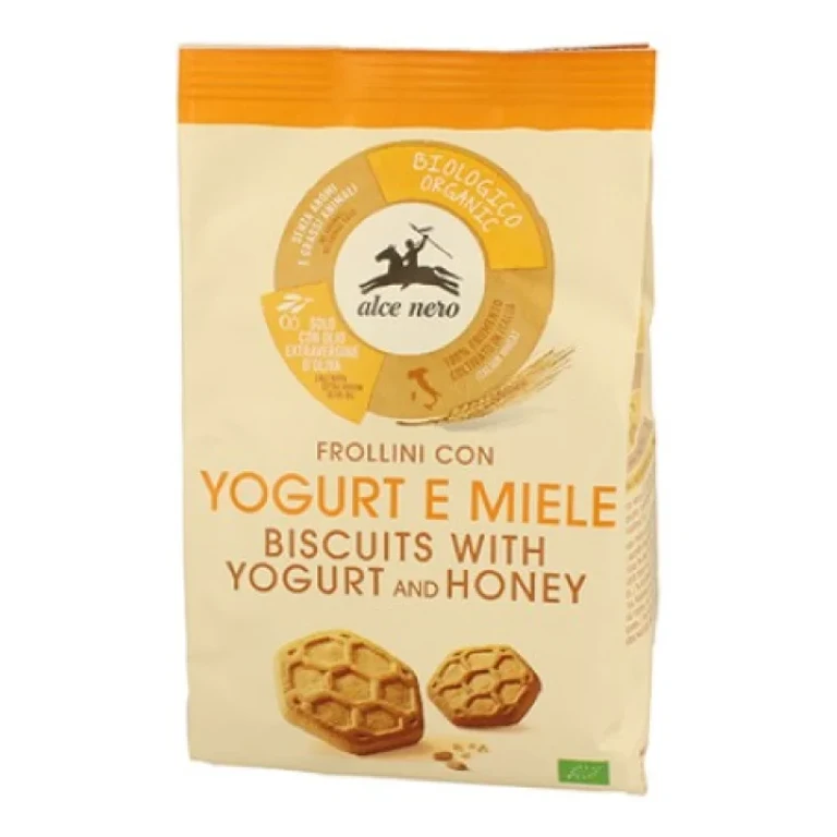 Organic Yogurt and Honey Biscuits Alce Nero 250g