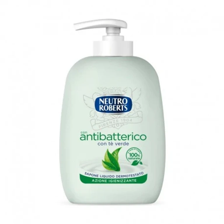 Liquid Soap With Antibacterial Green Tea Sanitizing Action Dispenser 200 ml'