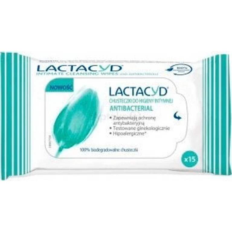 Intimate Wipes With Antibacterial 15 Pieces