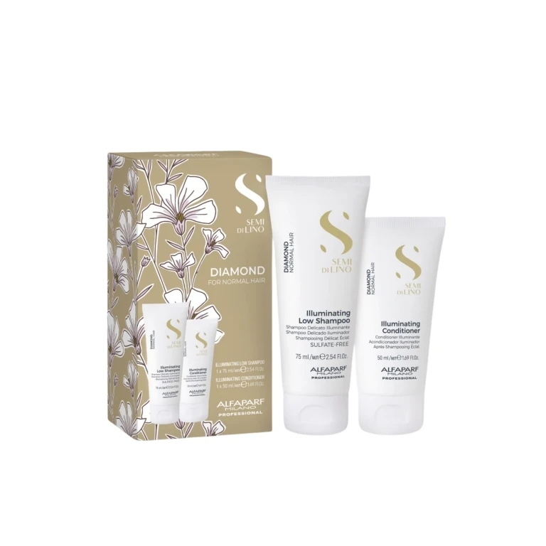 Milano Semi di Lino Diamond Kit travel cosmetics set for una Brightness Shining 2pcs