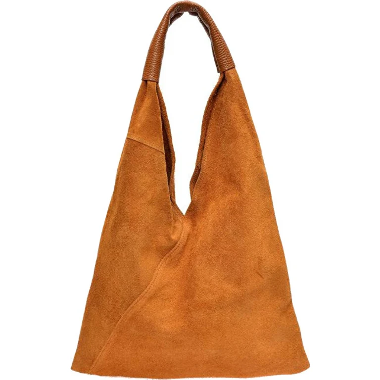 Cognac Leather Handbag for Women