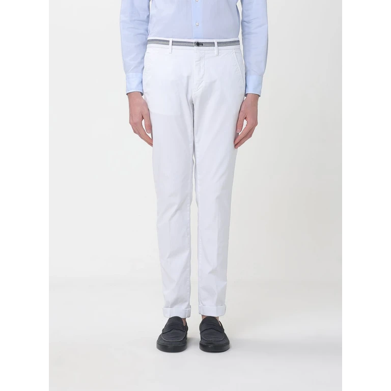 Cotton and Wool Blend Chino Trousers (9PN2R4593N2MBE100001)