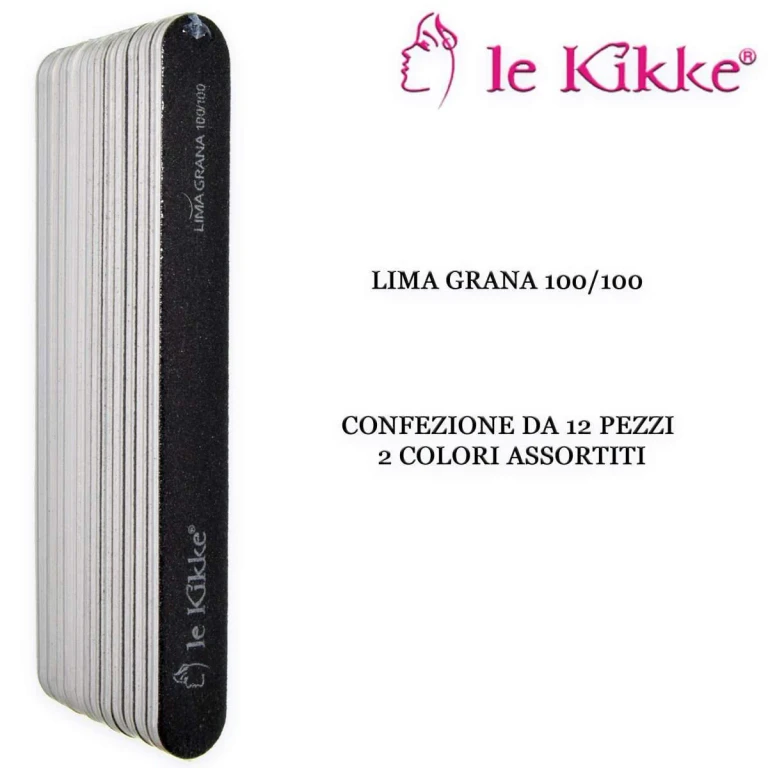 nail file 100/100 in blister 6 pcs