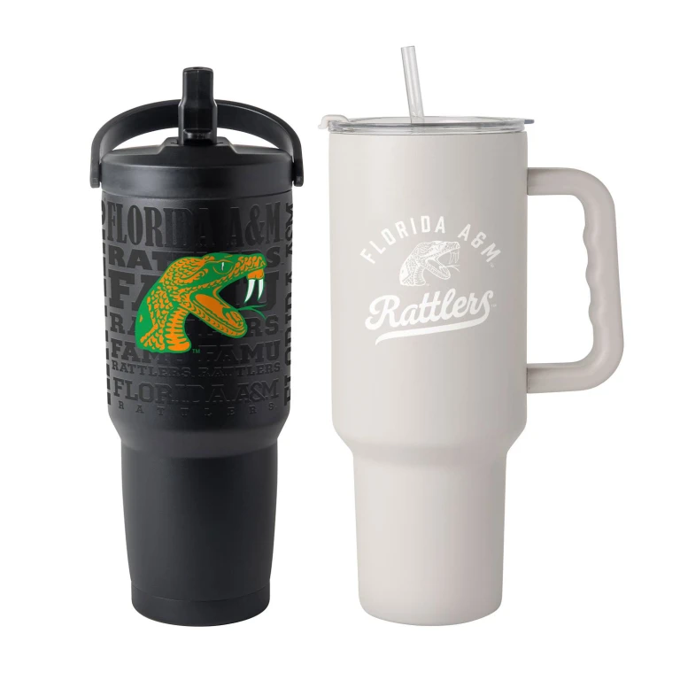 Florida A & M Rattlers Stainless Steel Tumbler Set