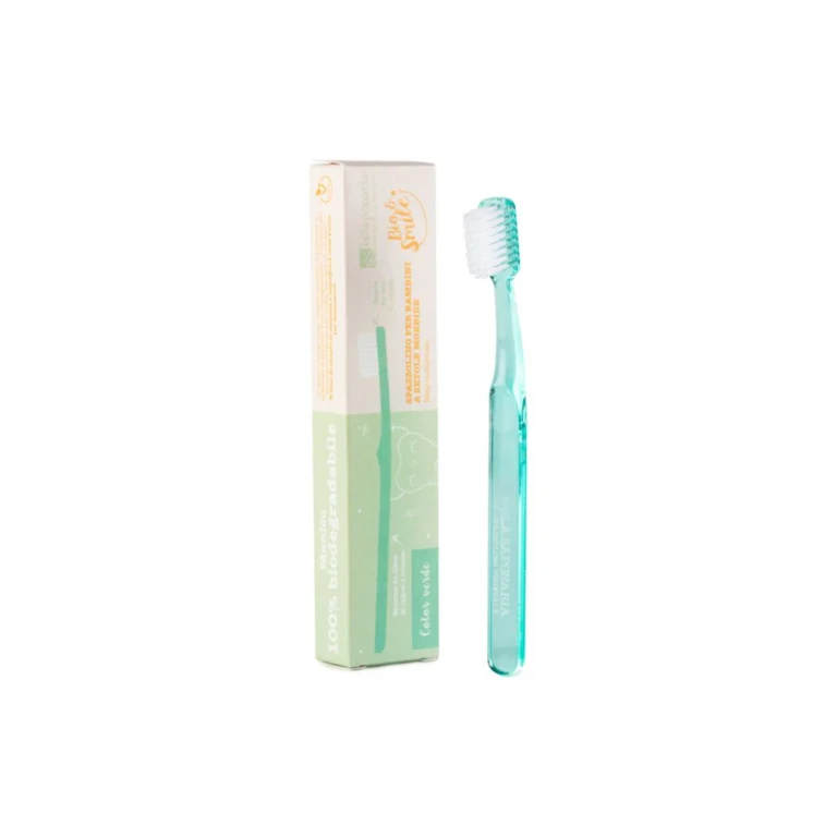 Bio&Smile - Green Vegetable Fiber Toothbrush for Children