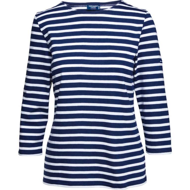 Galathee II Breton Striped Top With 3/4 Sleeves - Women's