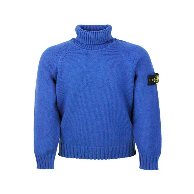 Pull Col Roulé - Bleu (7916504A222)