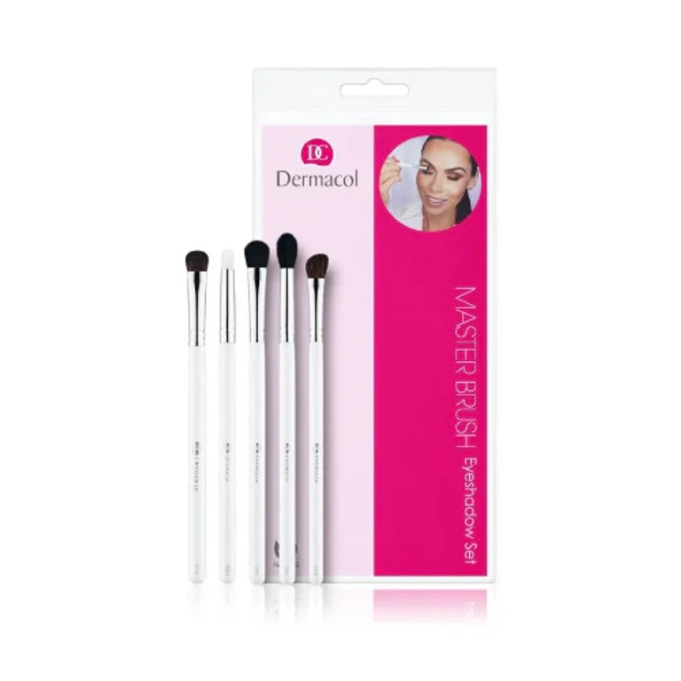 Cosmetic brush set with case and master brush