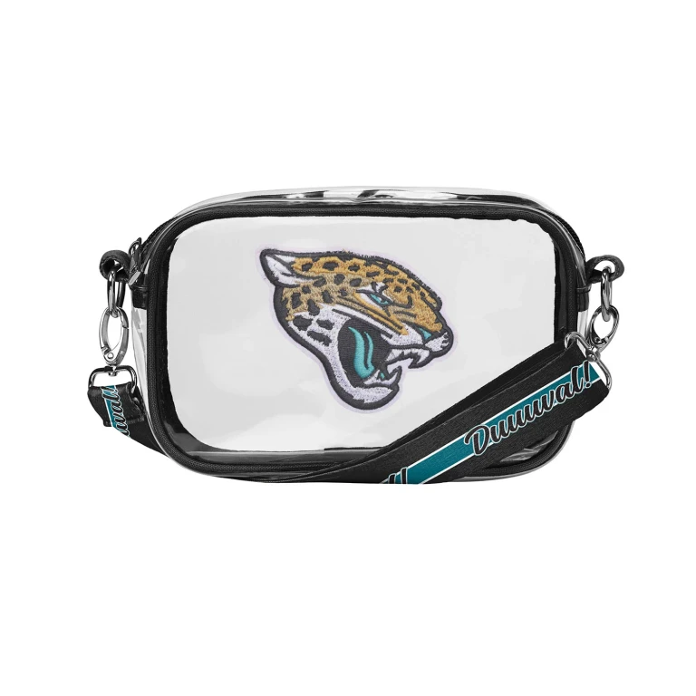 Jacksonville Jaguars Clear Crossbody Bag