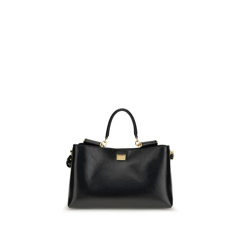 Handbag Vittoria Black Leather