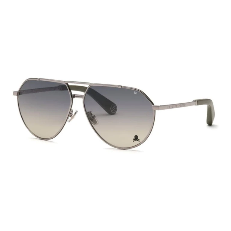 Unisex Black Aviator Sunglasses SPP007V 0508