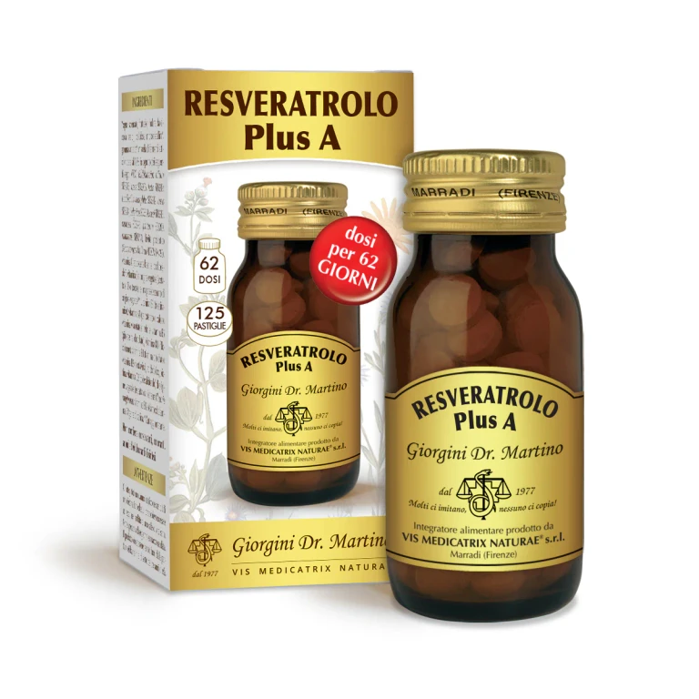 Resveratrol Plus A - 125 tablets of 400 mg - 50 gr