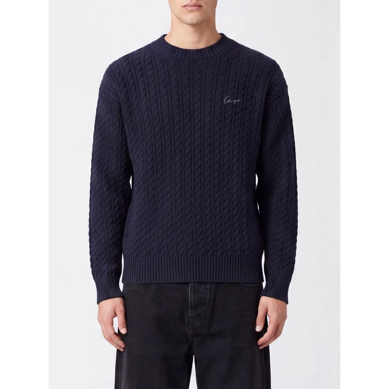 KENZO Sweater Men color Black (FG65PU8123LK99J)