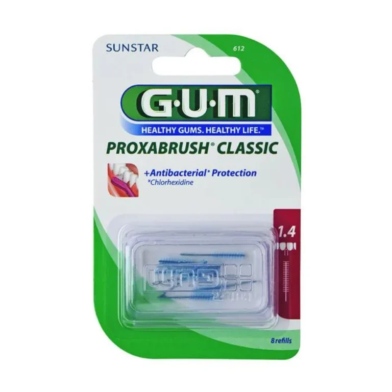 Proxabrush Ersatz-Zylinderbürste mit Chlorhexidin, 6 Stück