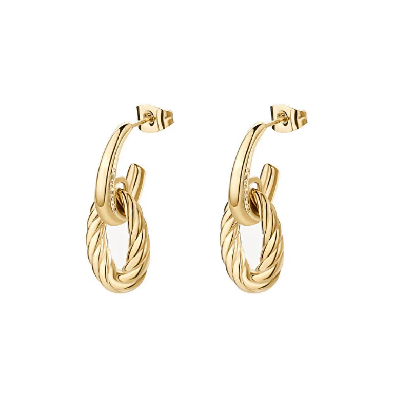 Amy BAY25 elegant earrings IN gold plated steel